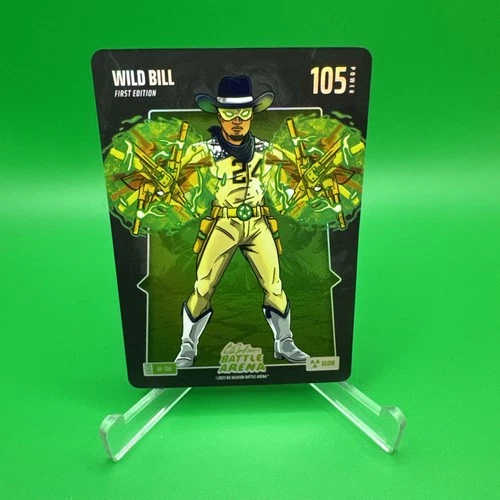 Bo Jackson Battle Arena 2026 1st Edition Wild Bill Glow Battlefoil BF-106