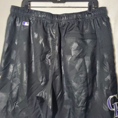 Colorado Rockies Shorts Mens Large MLB Baseball Nike Swoosh Lightweight - Picture 11 of 11