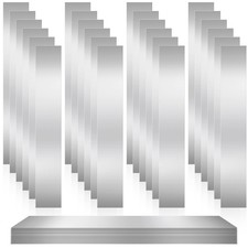24 Pcs 304 Stainless Steel Strips Shim Stock Metal Shims 1" Width x 6" Length...