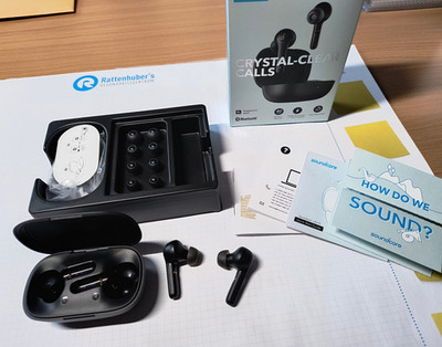Soundcore Life P2 Bluetooth In-Ear-Kopfhörer - Schwarz - gebraucht, in OVP