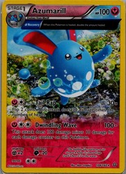Azumarill 104/160 XY Primal Clash Reverse Holo Rare