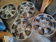 Set Of Incubus 50 Poltergeist 20x9 5x150 Chome Wheels Toyota Tundra Sequoia