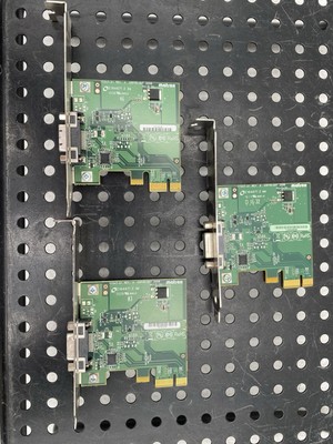 LOT OF 3 MATROX Y7347-01 2X  REV. A  1X REV. B PCI EXPRESS