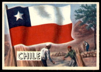 CHILE 1959 A & BC FLAGS OF THE WORLD - LARGE #69