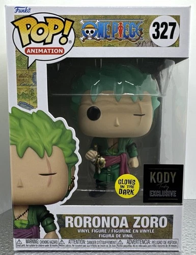Funko Pop Roronoa Zoro #327 Glow Exclusive Pop! Animation Anime Manga One Piece