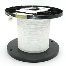 M22759/11-26-9, 26 Gauge Silver Plated, PTFE Teflon Jacketed Wire, White, 250ft