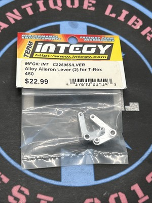Integy C22505 C22505Silver. Alloy Aileron Lever For Align T-Rex 450