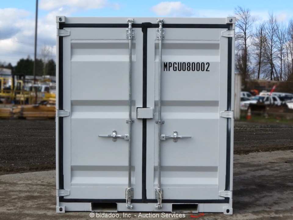 Aboss 8' Shipping Storage Container Guard Yard Shack Booth w/Window ...