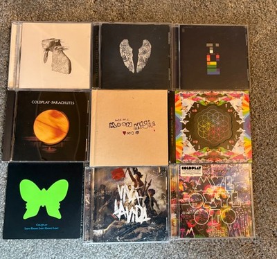 Coldplay 9 CD Lot! Moon Music, Viva La Vida, Parachutes, X&Y, and 5 more