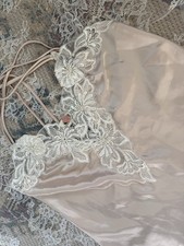 California Dynasty Women's Vintage Satin Slip Dress Gown Size Medium