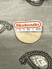 Vintage 1990's Nintendo Get Into The World Of Nintendo Employee Pin NOS