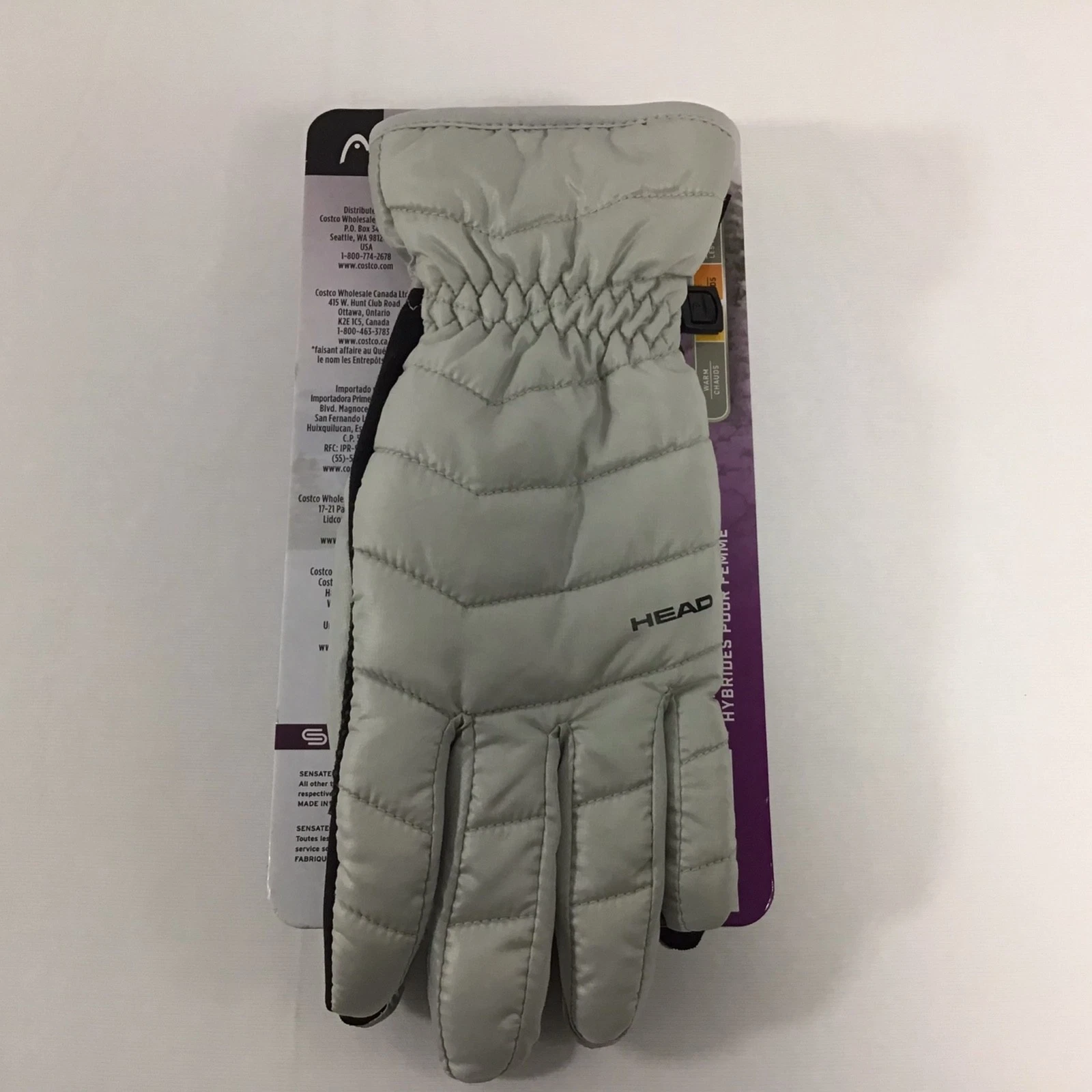 Head Women's Waterproof Insulated Hybrid Gloves White