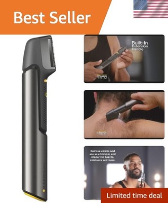 Innovative MicroTouch Titanium Trimmer: The Ultimate Grooming Experience at Home