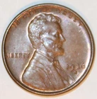 1936-S Lincoln Cent - AU - #3485X FREE SHIPPING