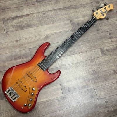 〜2/28最終値下REAL bossa Design UJB-5 Electric Bass Guitar Bossa Design UJB-5 5 String Cherry Sunburst