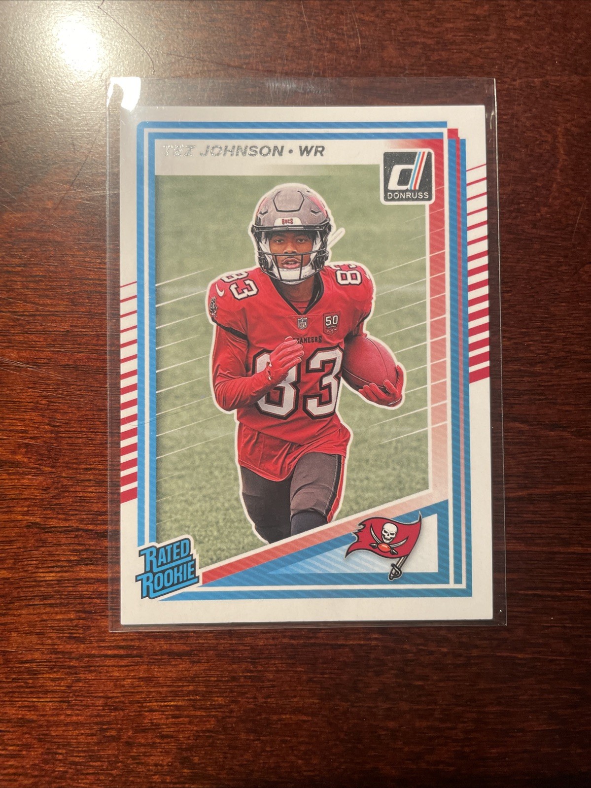 2025 Panini Donruss - Rated Rookie Tez Johnson #313 No Name (RC)