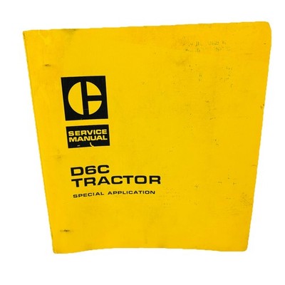 D6C Tractor Special Application Shop Service Manual CAT