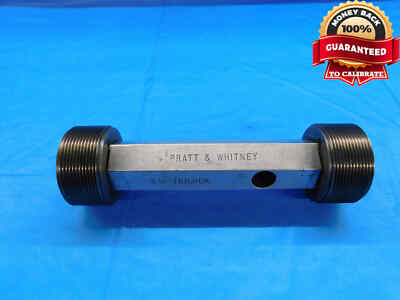 1 3/4 16 UN 3A FULL FORM SET THREAD PLUG GAGE 1.75 GO NO GO PDS= 1.7094 & 1.7054