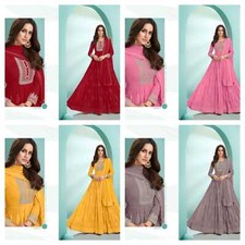 Designer Anarkali salwar kameez suit Indian ethnic Bollywood Pakistani Party New