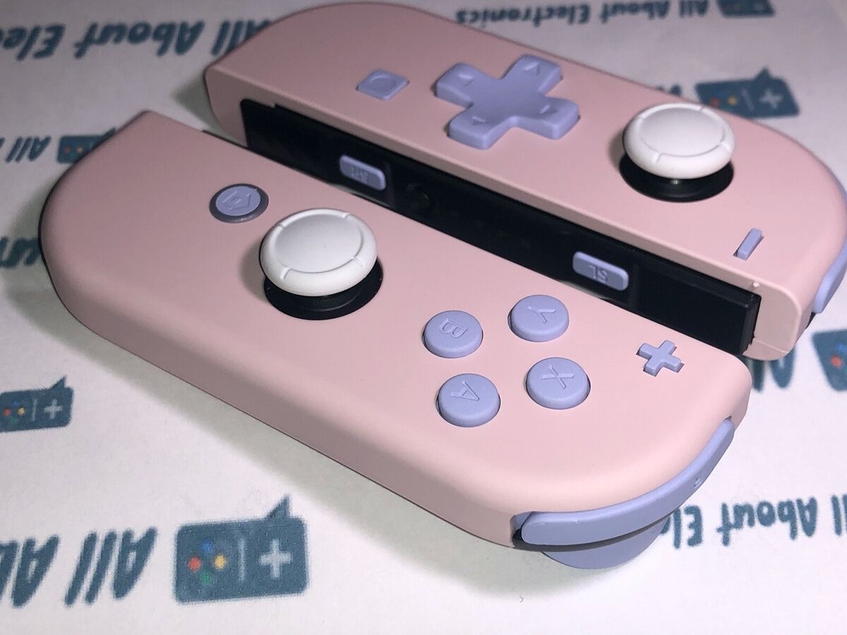 JUEGO de controladores Joy-Con personalizados Joycons rosa y púrpura para  Nintendo Switch