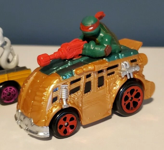Playmates TMNT Raphael Assault Van Diecast Car Teenage Mutant Ninja Turtles Foto 2 de 4