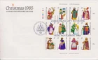 Unaddressed Guernsey FDC Cover 1985 Christmas Gift Bearers