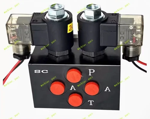 Excavator Electronically controlled Hydraulic Solenoid Valve 24V Two - way Valve
