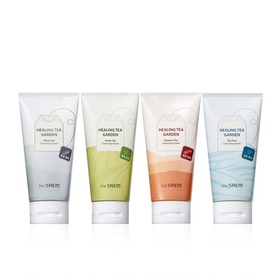 the saem healing tea garden tea tree cleansing foam