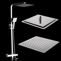30CMX30CM Edelstahl Duschkopf Regendusche Kopfbrause Regenbrause Rainshower