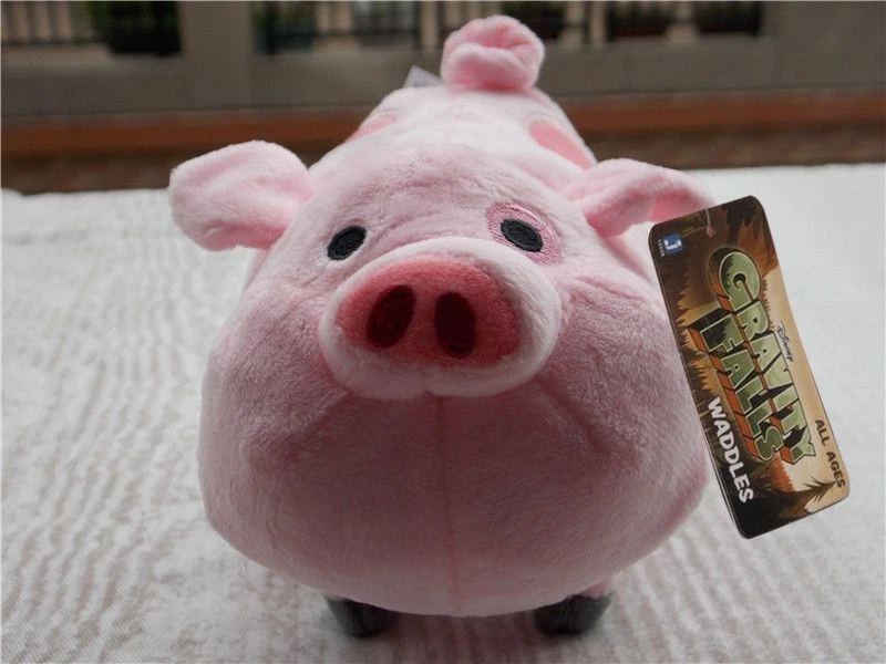 New Gravity Falls Waddles The Pink Pig Plush Doll Stuffed Toy Plushie Gift 18cm - Image 2 of 3