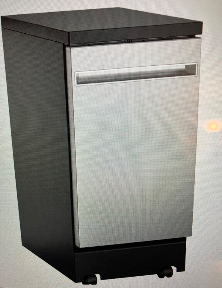 GE 18 in 52 Decibel Freestanding Dishwasher Stainless Steel LOCAL