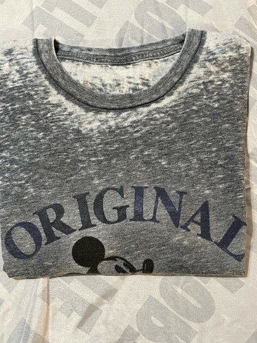 DISNEY PARKS Men's T-Shirt - GRAY Vintage look - MICKEY MOUSE - Size: S - SMALL - Picture 3 of 13