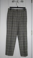 Dolce & Gabbana Women's Herringbone Wool Blend Crop Pants sz. 40