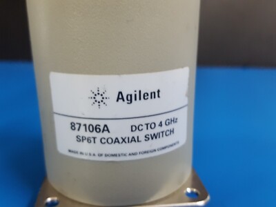 アジレント　マルチポート同軸スイッチ　87106A「中古」 中古】マルチポート 同軸 スイッチ 87106C アジレント Agilent
