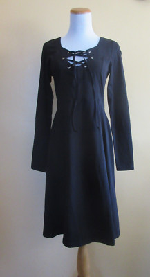 chinese dress ladies Hatch Collection The Elizabetta Lace Dress in Black main image 1