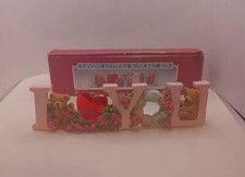 I Love You Teddy Bear With Flowers Baby Plaque