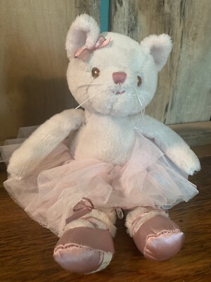 Bukowski Ballerina Cat Pink 11   Embroidered Features Pink Bow Tutu Satin Shoes