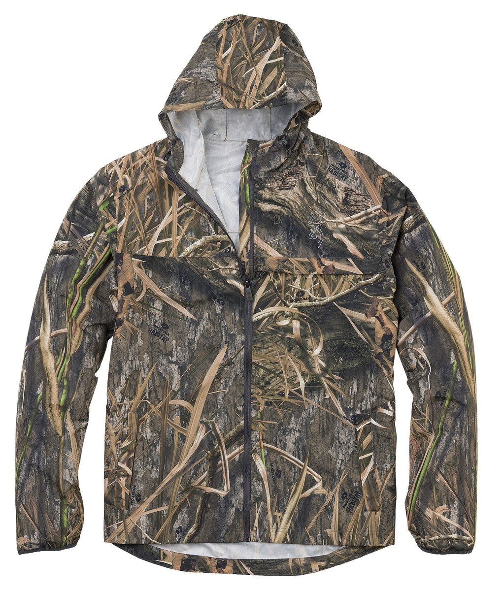 Browning CFS Rain Jacket - Mens, Mossy O Shadow Grass Browning CFS Rain Jacket - Mens, Mossy O Shadow Grass