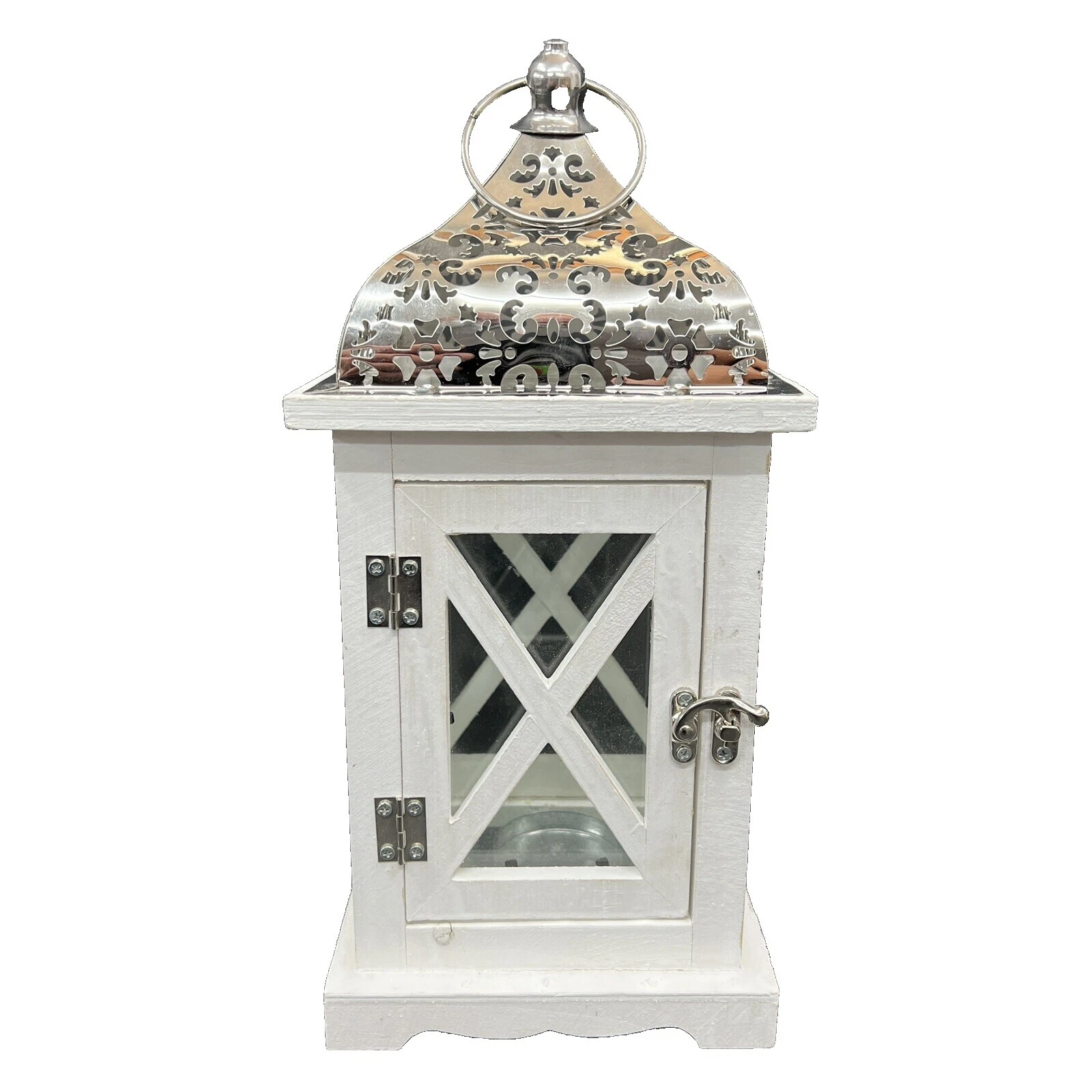 White Rustic/Primitive Candle Holders & Accessories