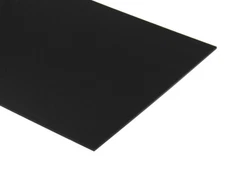 PVC Expanded Plastic Sheet 1/2" x 12" x 24" - Black Color
