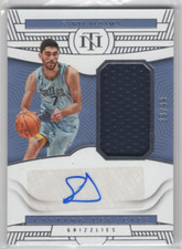 2022-23 Panini National Treasures Lasting Legacies Jersey Santi Aldama Auto /99