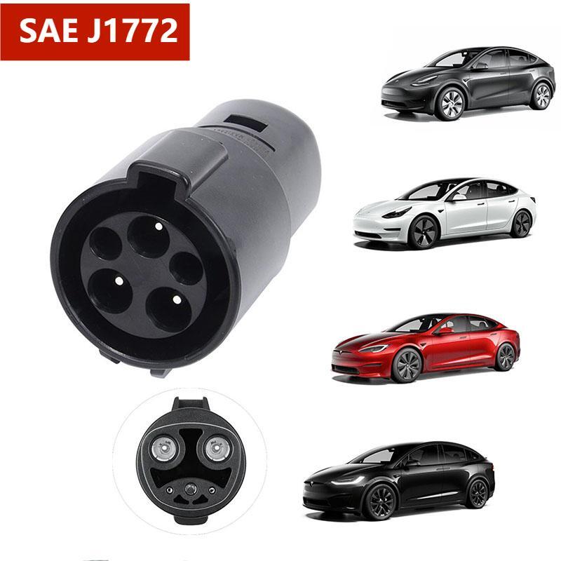 SAE J1772 Charger For Tesla Model 3 Y S X EV Public Charging