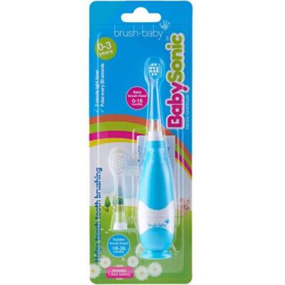 Bürste Baby BabySonic blau elektrische Zahnbürste - 0-3 Jahre