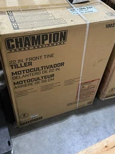 Champion 22 In. 212cc 4 Stroke Gas Dual Rotating Front Tine Tiller Fwd & Reverse