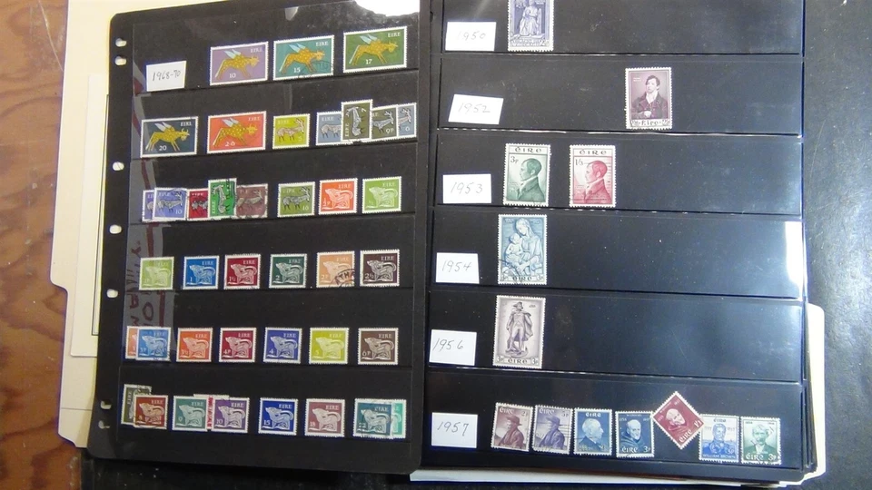 Colección Stampsweis Irlanda en páginas de stock est 1200 sellos más o menos Foto 3 de 4
