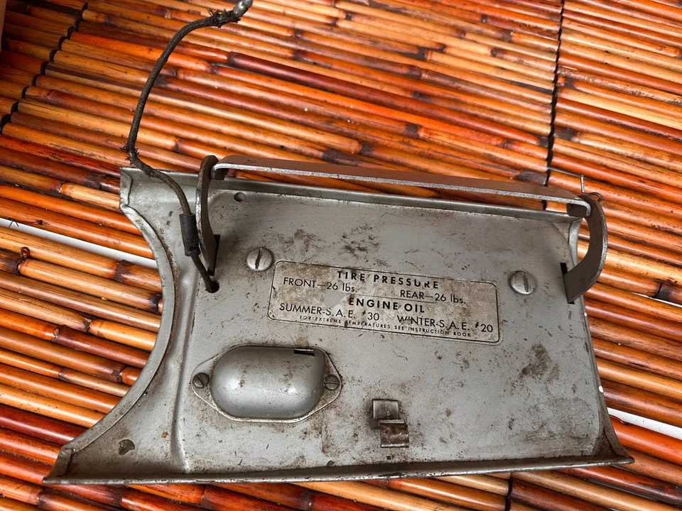 Guantera Lincoln Continental Zephyr década de 1940 emblema de puerta insignia rat rod Foto 2 de 2