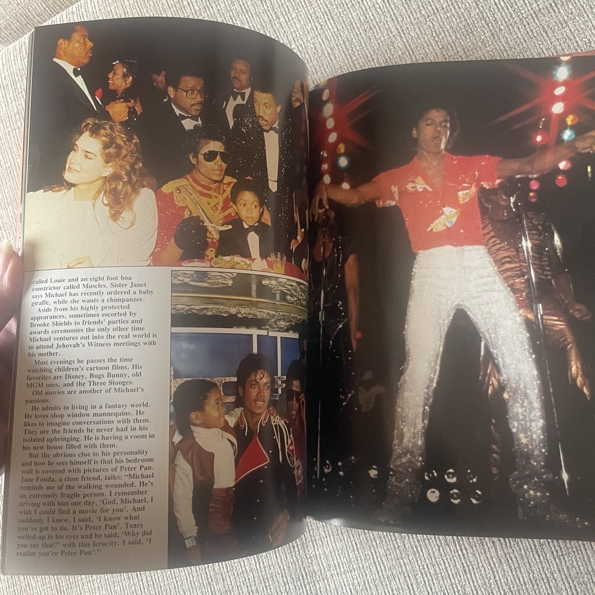Michael Jackson 1984 First English Edition 1984 Book With 91