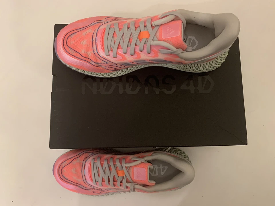 Nuevo Unisex Adidas 4D Run 1.0 Signal Coral Zapatos para Correr Talla Para Mujer’s 9 Foto 3 de 3