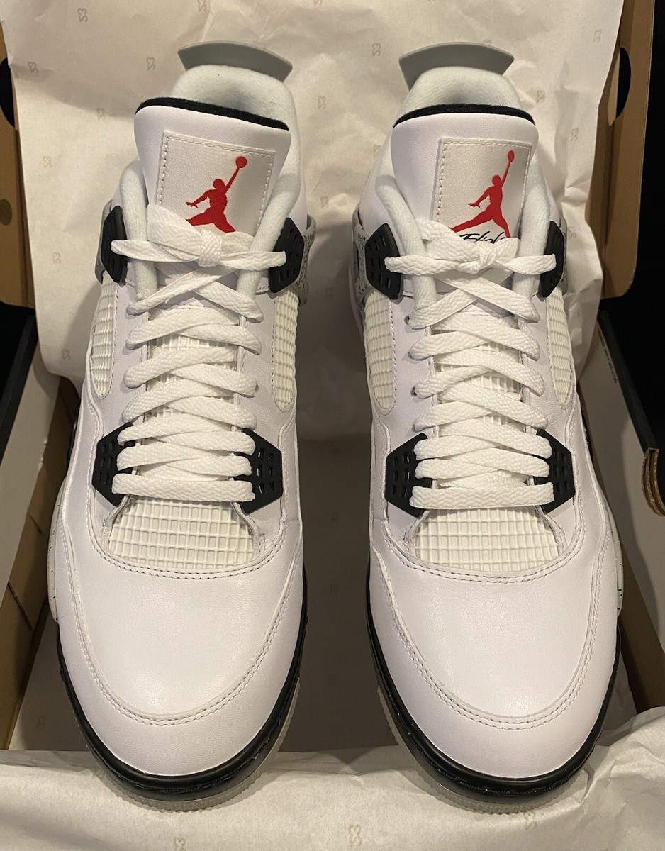 Nike Air Jordan 4 Golf White Cement CU9981 100 Mens Size 13 NEW
