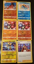 Pokémon TCG Reverse Holo Vivid Voltage Mudsdale, drednaw, zygarde, zeraora, leon